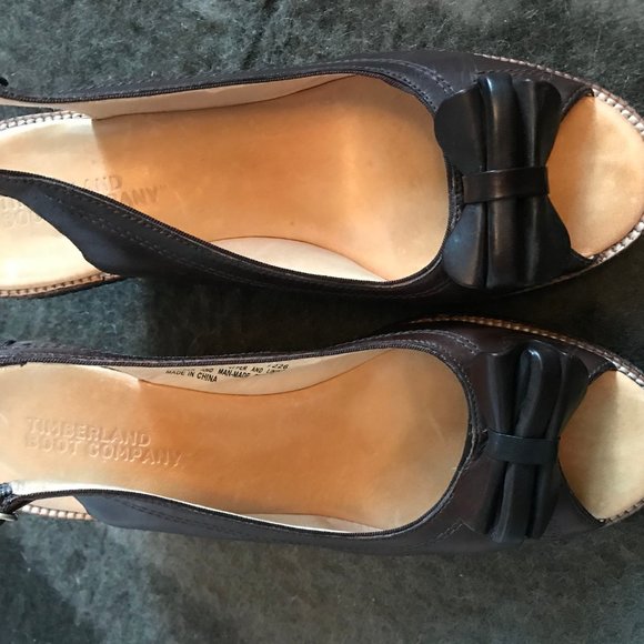 Timberland Boot Company Marge wedge shoes.  Size 10M - Picture 3 of 5